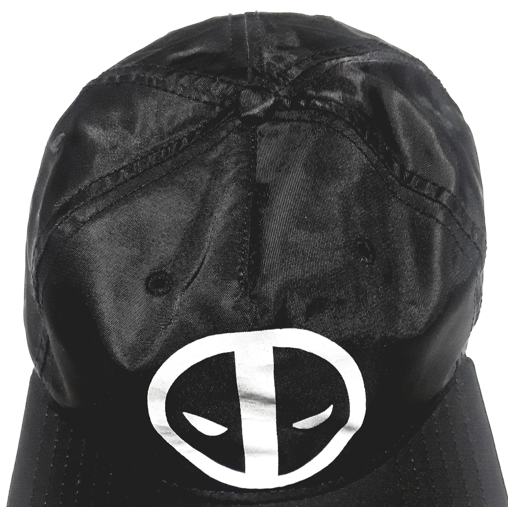 Deadpool Bioworld Marvel Cap Original Snapback Black & White Adjustable Hat - Picture 3 of 7